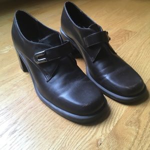 Croft & Barrow Heeled Leather Shoes